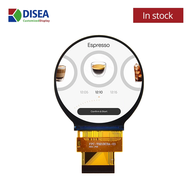 Round special shape TFT LCD display